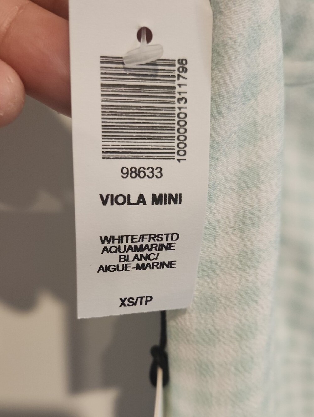 ARITZIA SUNDAY BEST Gingham Sweetheart Mini Dress in Pale Green - Picture 6 of 10